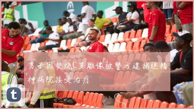 男子因焚烧C罗雕像被警方逮捕送精神病院接受治疗
