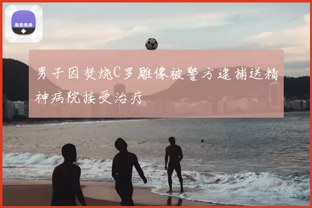 男子因焚烧C罗雕像被警方逮捕送精神病院接受治疗